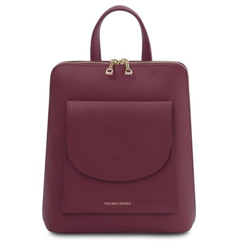 TL Bag - Small leather backpack for women